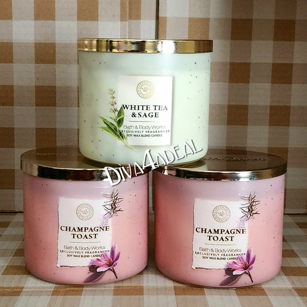 3x Bath & Body Works SPRING 2025 3-Wick Scented Large 14.5 OZ Candles